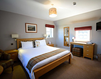 Our Bed and Breakfast Accommodation near Portree contains spacious King Size Double Bedrooms  