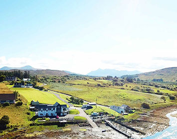 Enjoy stunning views of the Isle of Skye including the Cuillin Mountains from Heatherfield House