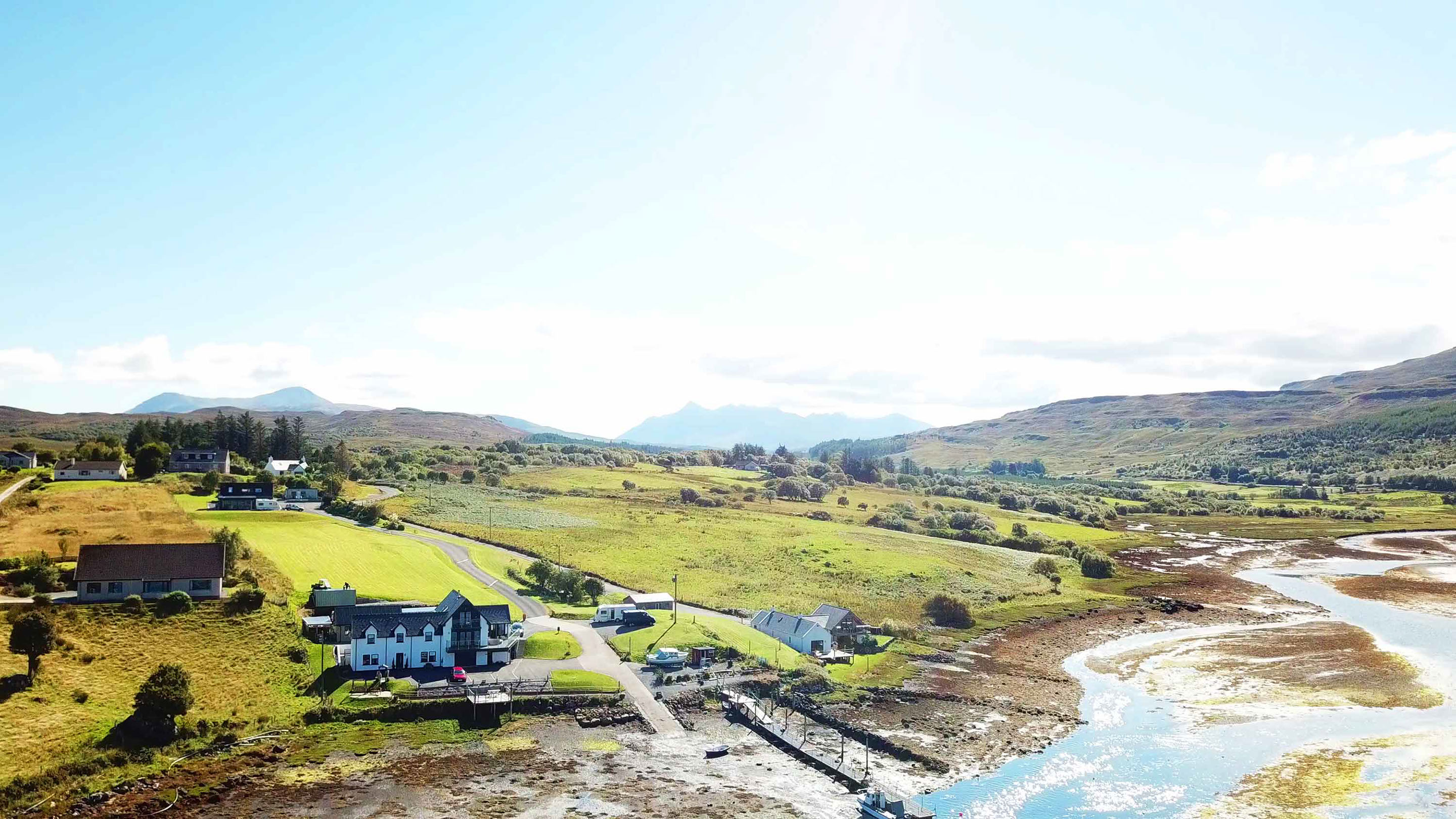 Our Bed and Breakfast Accommodation is located near Portree on the Isle of Skye