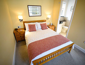 Heatherfield House Self Catering Accomodation contains a King Size Double Bedroom with En Suite Shower room